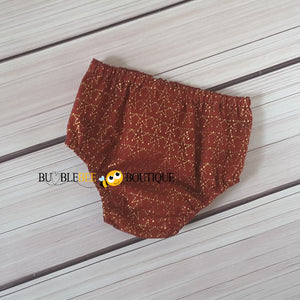 Amazing Stars red & gold nappy cover