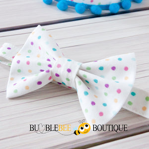 Bambini Dots Cake Smash Outfit Bow Tie