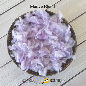 Mauve blend hand-dyed fleece