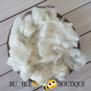 Natural white fleece