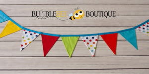 Colourful Rainbow Dots Bunting